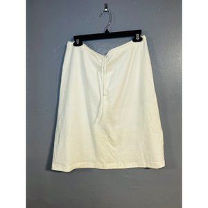 Eileen Fisher Ivory Sporty Skirt size small
